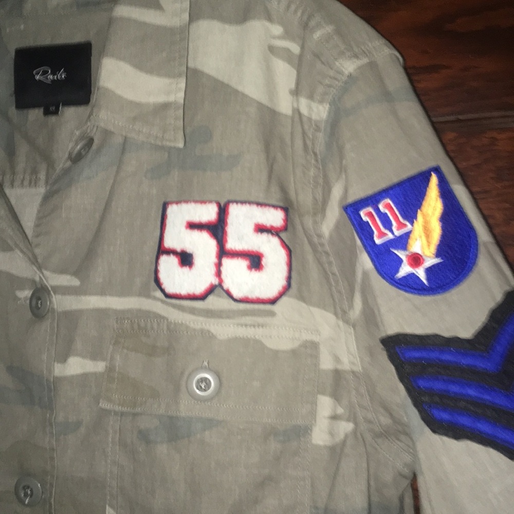 Rails Agnes Patch Jacket Camo With Patches Size Xs - image 4